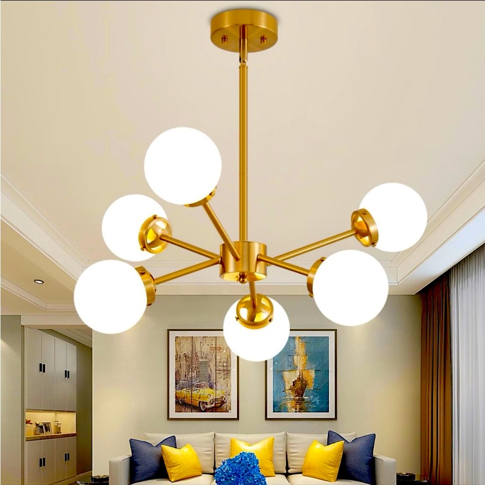 Mid-Century Modern Sputnik Light Fixture/ Chandelier